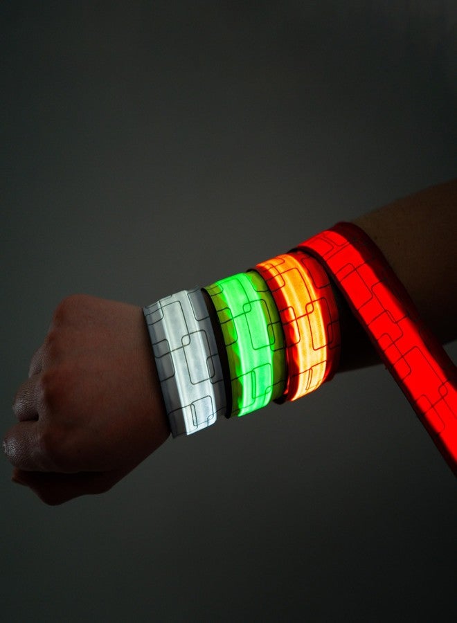 Brightz LED Slap Bracelets, 8-Pack - Image 1